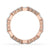 Rose Gold Full Diamond Eternity Rings