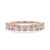 Baguette Diamond Wedding Band - Zig Zag Band