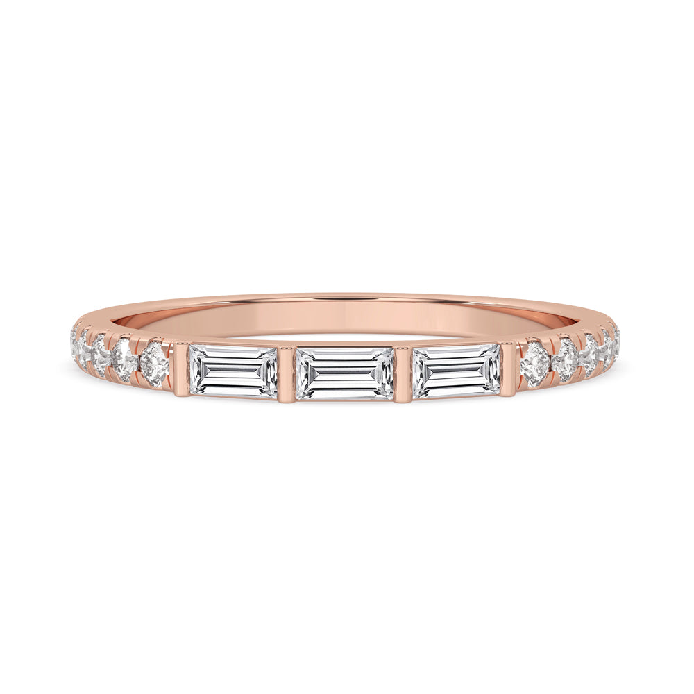 Half Eternity Wedding Band