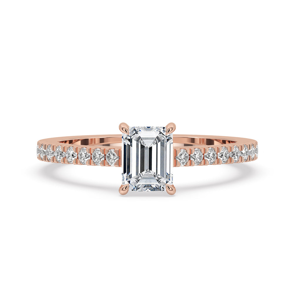 Emerald Cut Engagement Ring