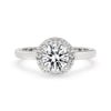 Introducing Our Exquisite Round Halo Engagement Ring