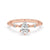 Distance Pave Engagement Ring