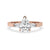 Classic Three Stone Pear Engagement Ring