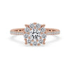 Diamond Cluster Engagement Ring