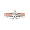 Classic Pear Pave Engagement Ring