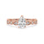 Classic Pear Pave Engagement Ring