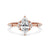 Vintage Marquise Engagement Ring In Rose Gold