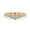 Signet Engagement Ring In Yellow Gold