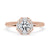 Octagon Halo Diamond Ring