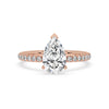 Pear Pave Engagement Ring