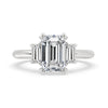 Three stone engagement ring with timeless elegance
