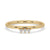 3 Stone Wedding Band with a classic and elegant design.