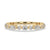 Marquise wedding band set featuring stunning marquise diamond accents.
