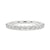 Elegant half eternity band with timeless design.
