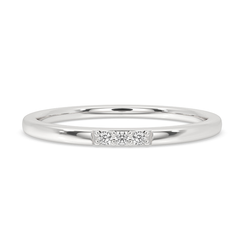 3 stone wedding band featuring timeless elegance for special occasions.