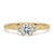 2 carat round diamond ring with a classic muse ring design.
