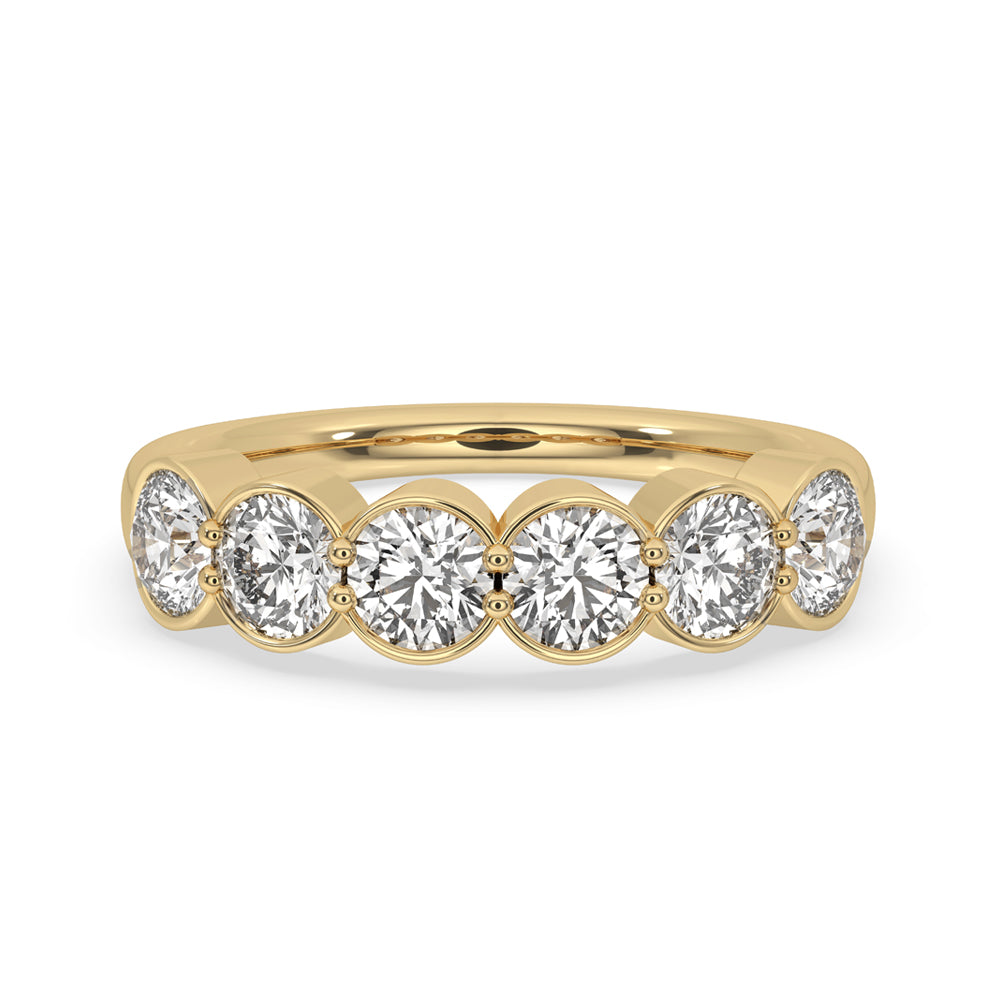 Yellow gold wedding band with timeless elegance and craftsmanship.