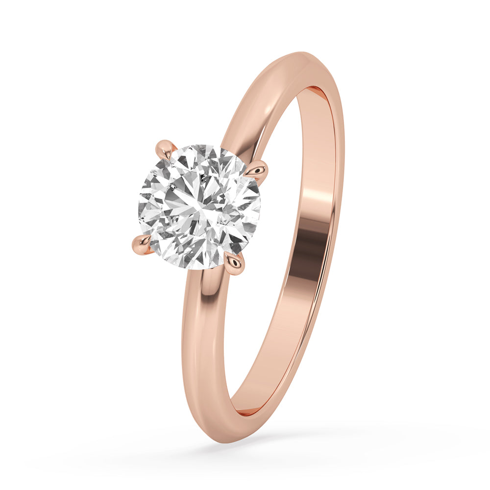 Round Cut Solitaire Engagement Ring