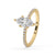 Marquise Cut Pave Diamond Engagement Ring