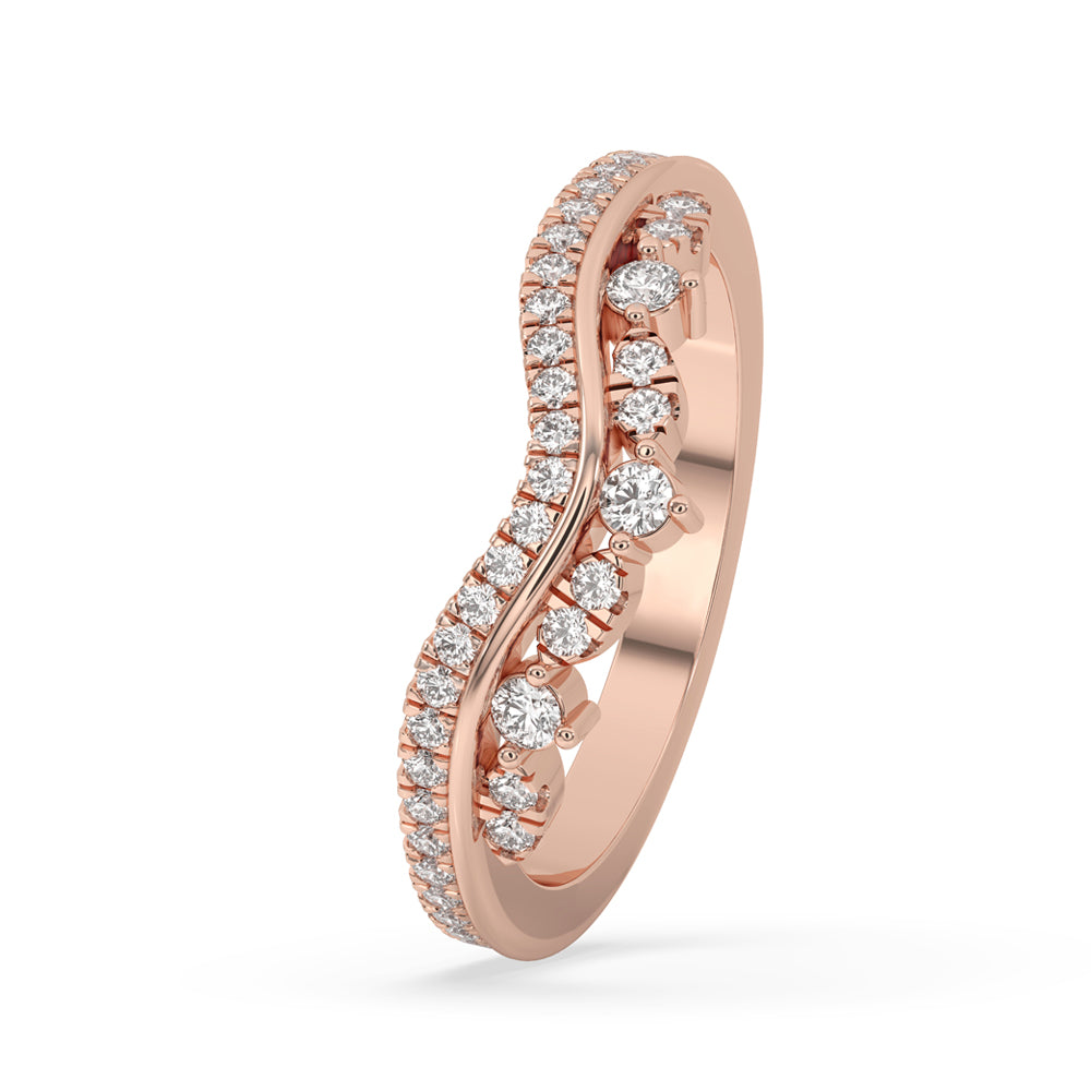 Crown wedding band featuring regal designs for a sophisticated and timeless look.
