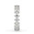 Round diamond eternity band with round diamonds for a classic look.
