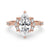 Marquise engagement ring with intricate design for a timeless look.