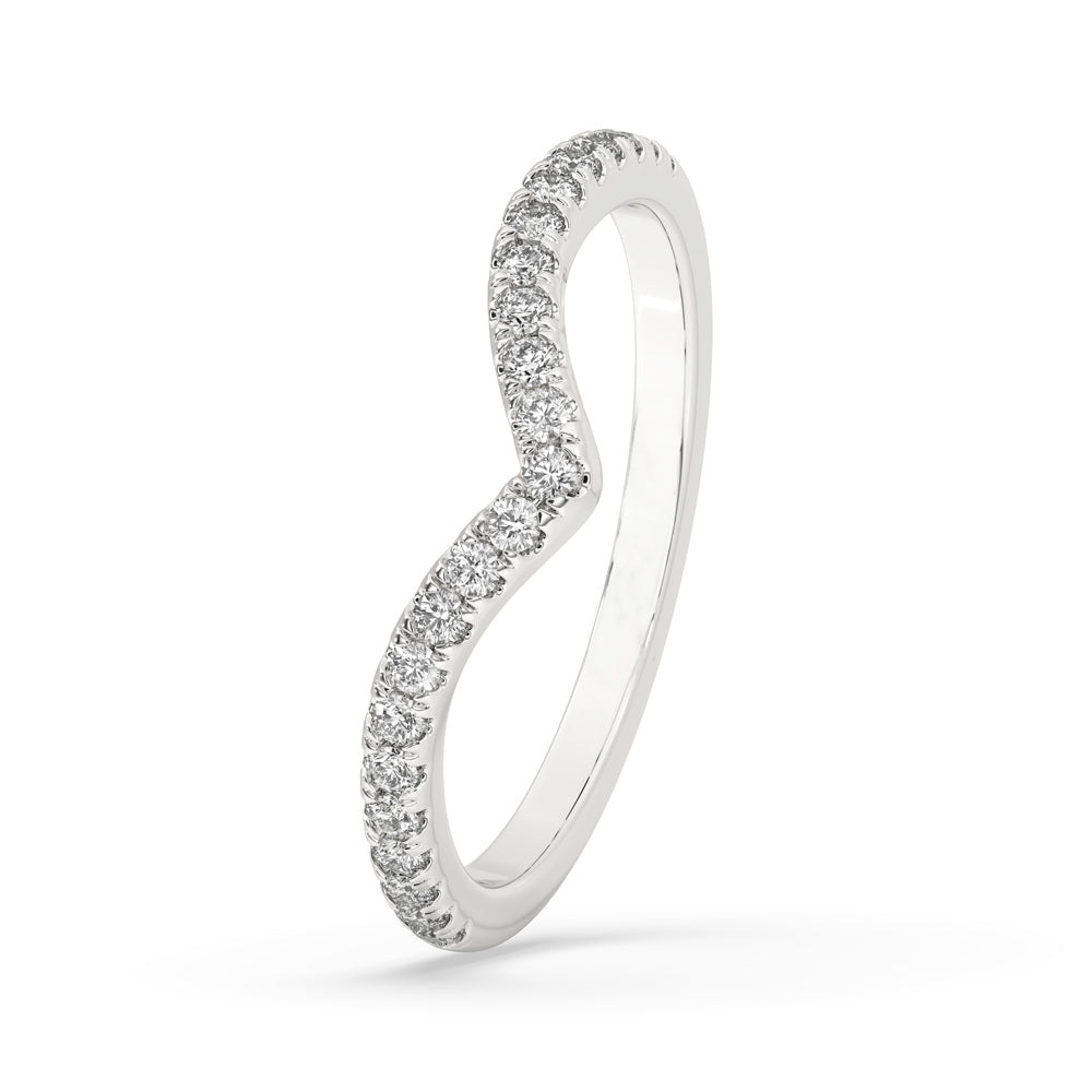 Round diamond band featuring brilliant sparkle and craftsmanship.
