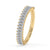 Diamond Baguette Band – Yellow Gold