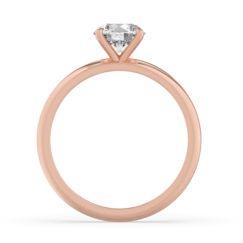 Round Cut Solitaire Engagement Ring