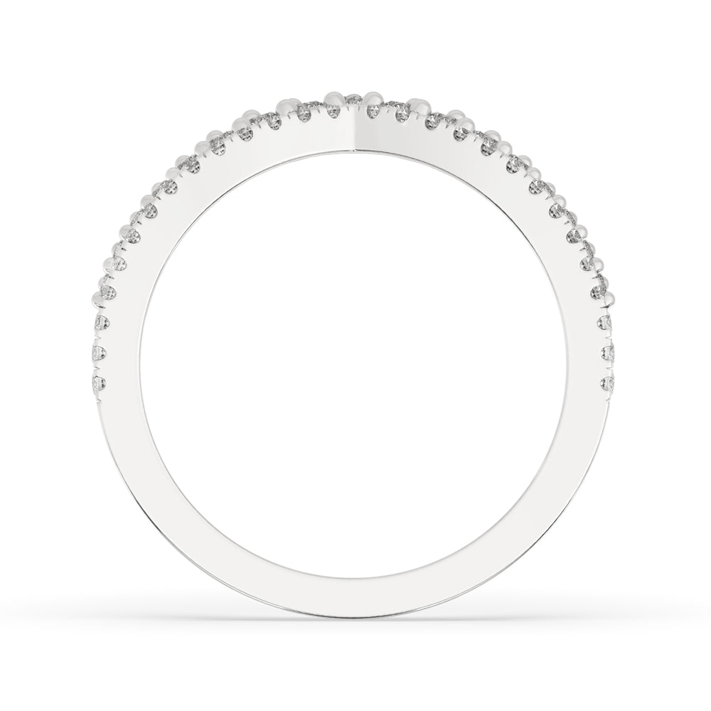 Round Diamond Eternity Band - Half Eternity