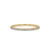 Half eternity wedding band featuring a stunning round diamond wedding band.
