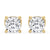 Cushion Cut Diamond Stud Earrings