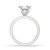 Wide Band Solitaire Engagement Ring