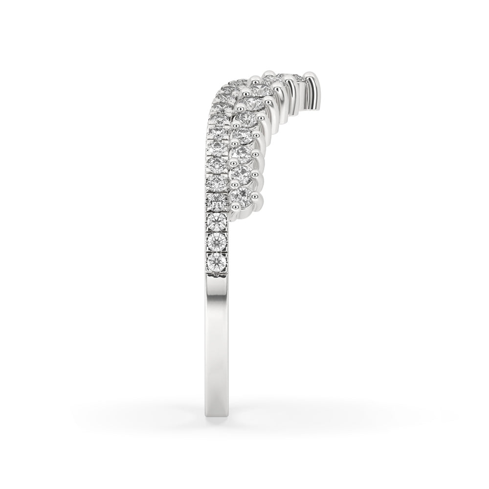 Round Diamond Eternity Band - Half Eternity