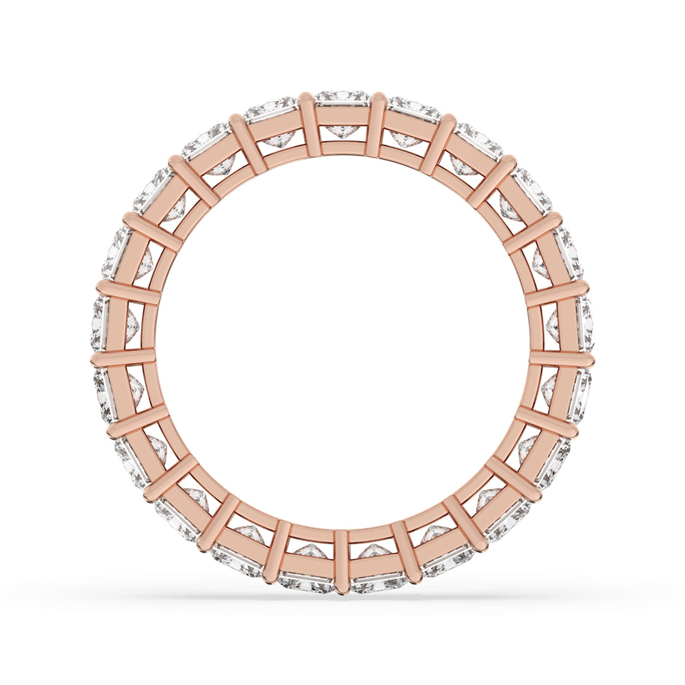 Sparkling princess cut eternity band for lasting beauty
