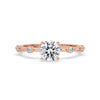 Lab Grown Diamond Distance Pave Engagement Ring