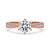 6 Prong Engagement Ring With Tapered Shank