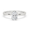 Solitaire Engagement Ring in White Gold