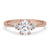 Double Claw Prong Cushion Engagement Ring