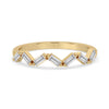 Zig Zag Diamond Band