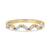 Elegant baguette wedding band with a sleek design.