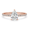 Lab Grown Diamond Pave Engagement Ring