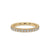 Yellow gold wedding band with a stunning yellow gold eternity band design.
