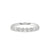 Half Eternity Wedding Band, Lab Grown Diamond, handmade jewelry.