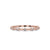 Rose Gold Wedding Band, Lab Grown Diamond, handmade jewelry.