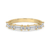 Stunning baguette diamond band with timeless sparkle.
