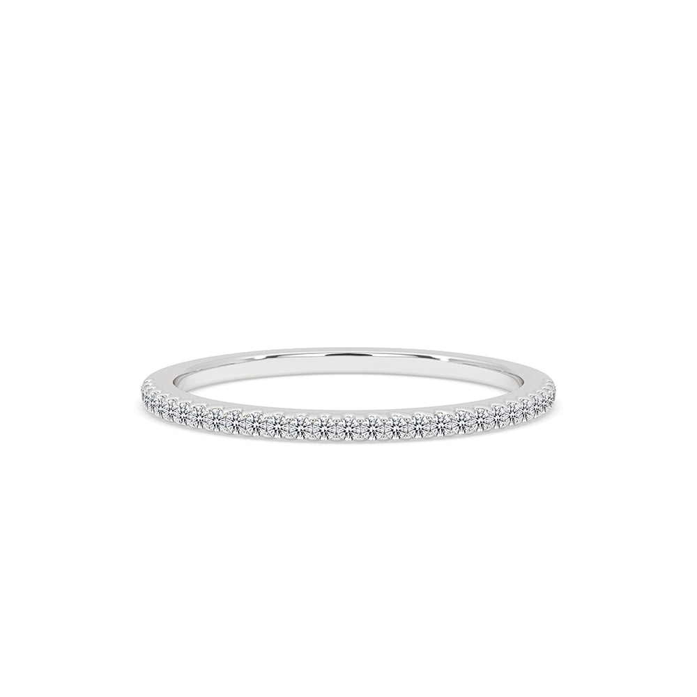 Half eternity band featuring a stunning Lab Grown eternity band design.
