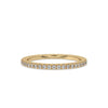 Round diamond wedding band featuring a stunning round eternity band design.
