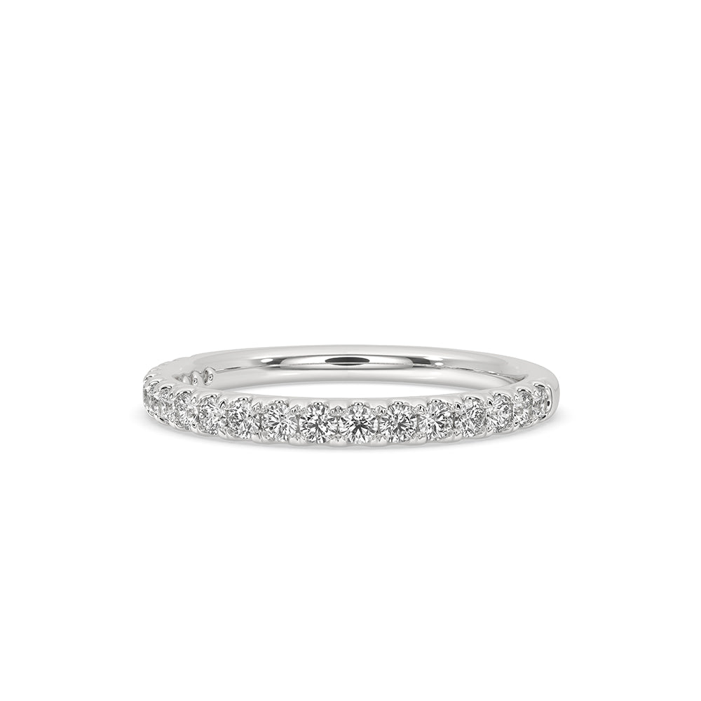 Half Eternity Wedding Band with Lab Grown Diamond.