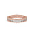 Channel Set Diamond Band, eternity wedding band.